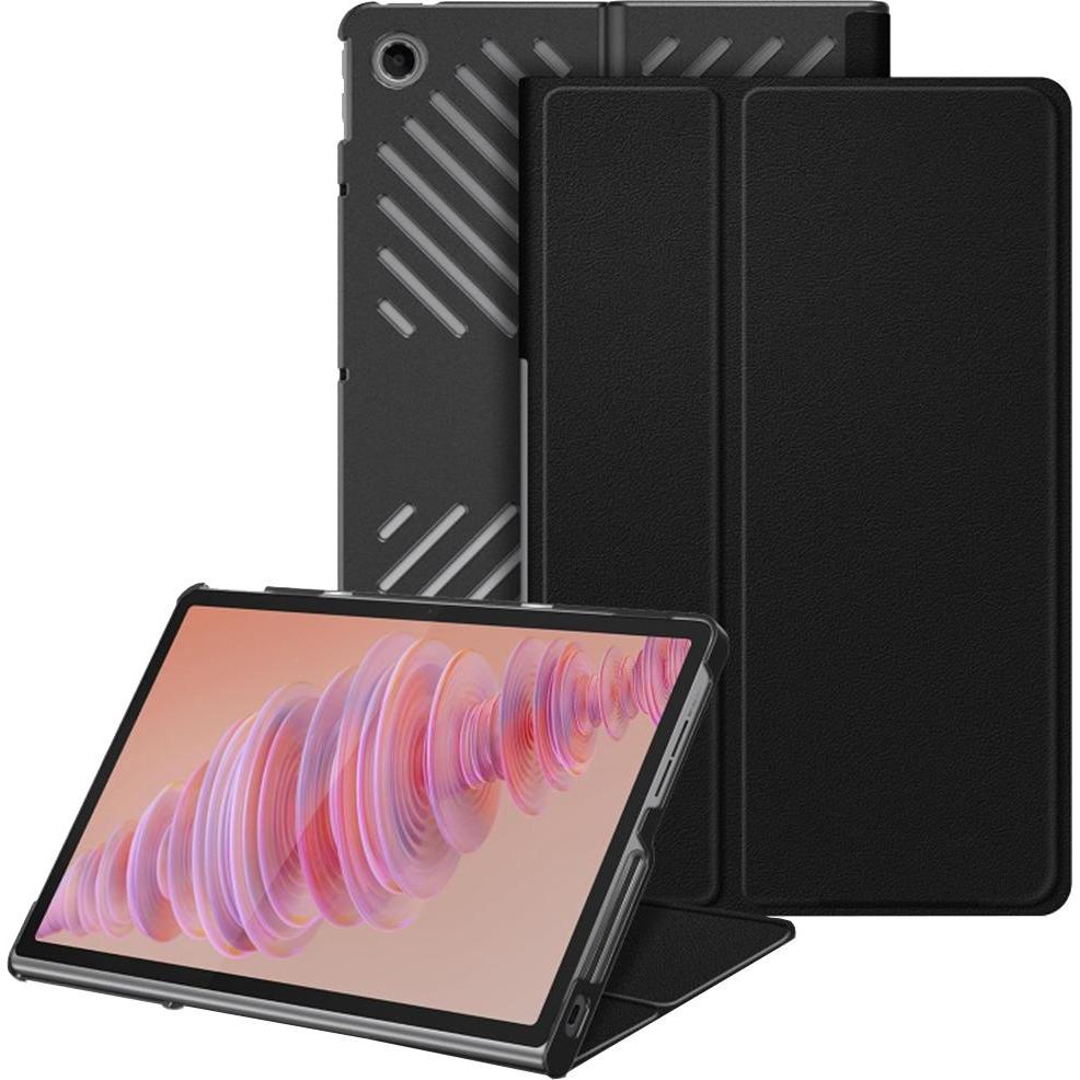 Techsuit - FoldPro - Lenovo Tab Plus - Black (Lenovo Tab Plus), Cover tablet, Nero