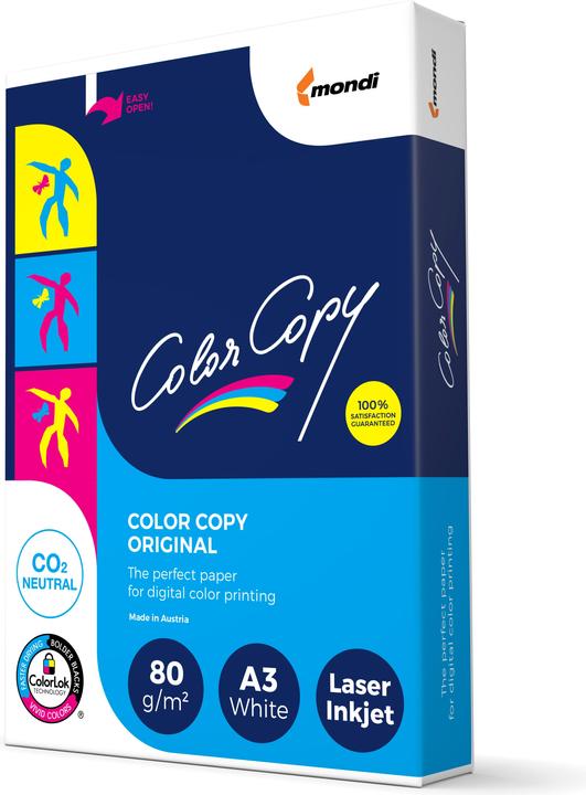 Actual product image Mondi Color Copy A3 88268711 80g, white, satin 500 sheets (80 g/m², 500 x, A3)