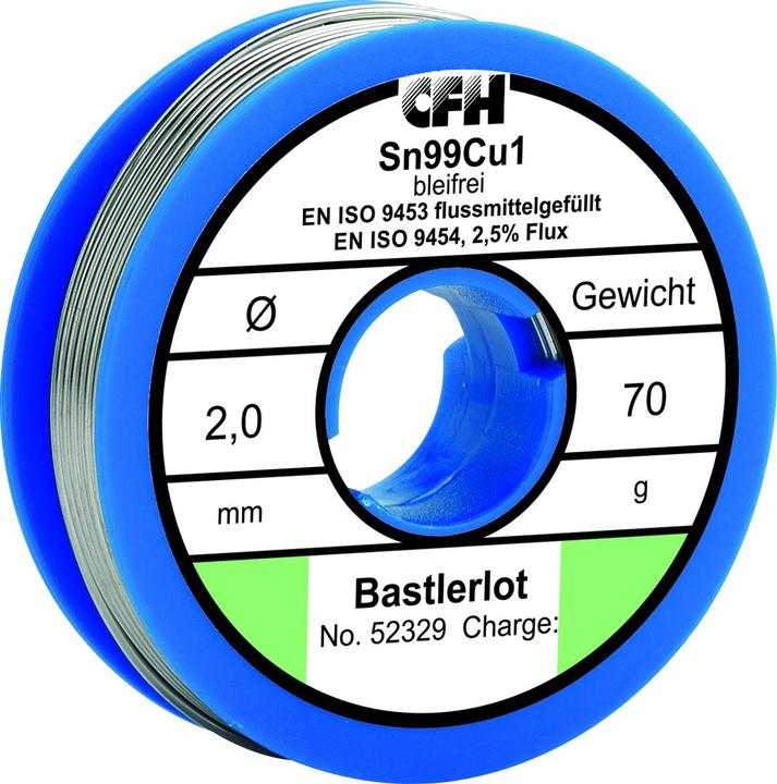 Produktbild CFH Bastlerlot BL 329, bleifrei, 70g