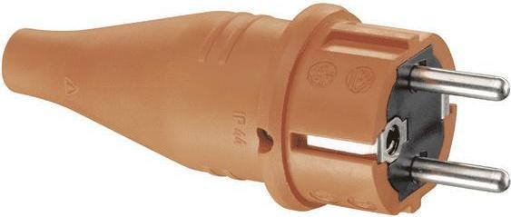 Produktbild ABL GmbH & Co. KG 1419170 Elektrischer Netzstecker Typ F 2P Orange