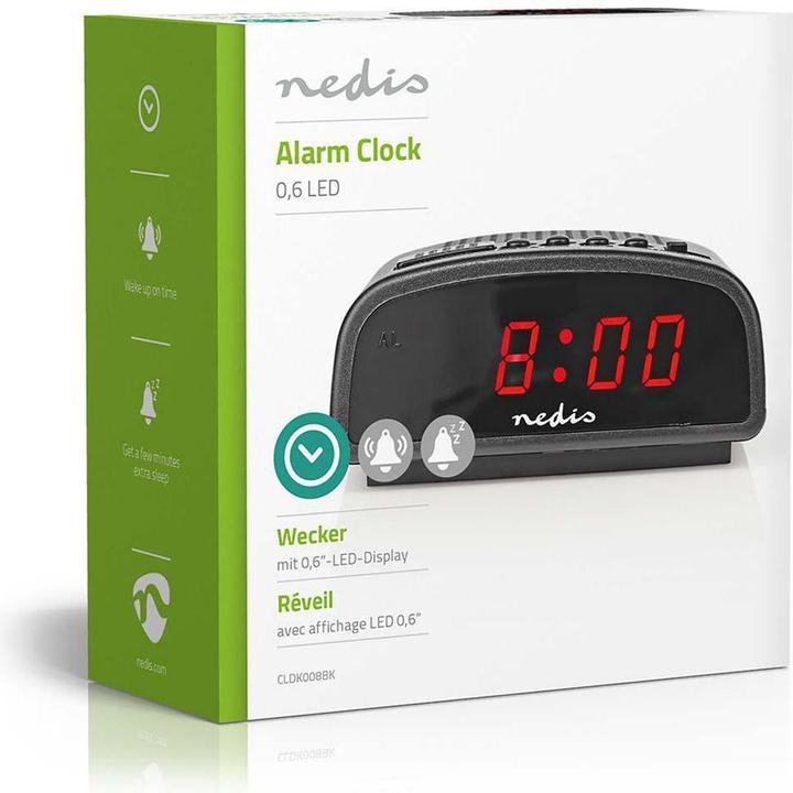 Image du produit Nedis Réveil de bureau numérique