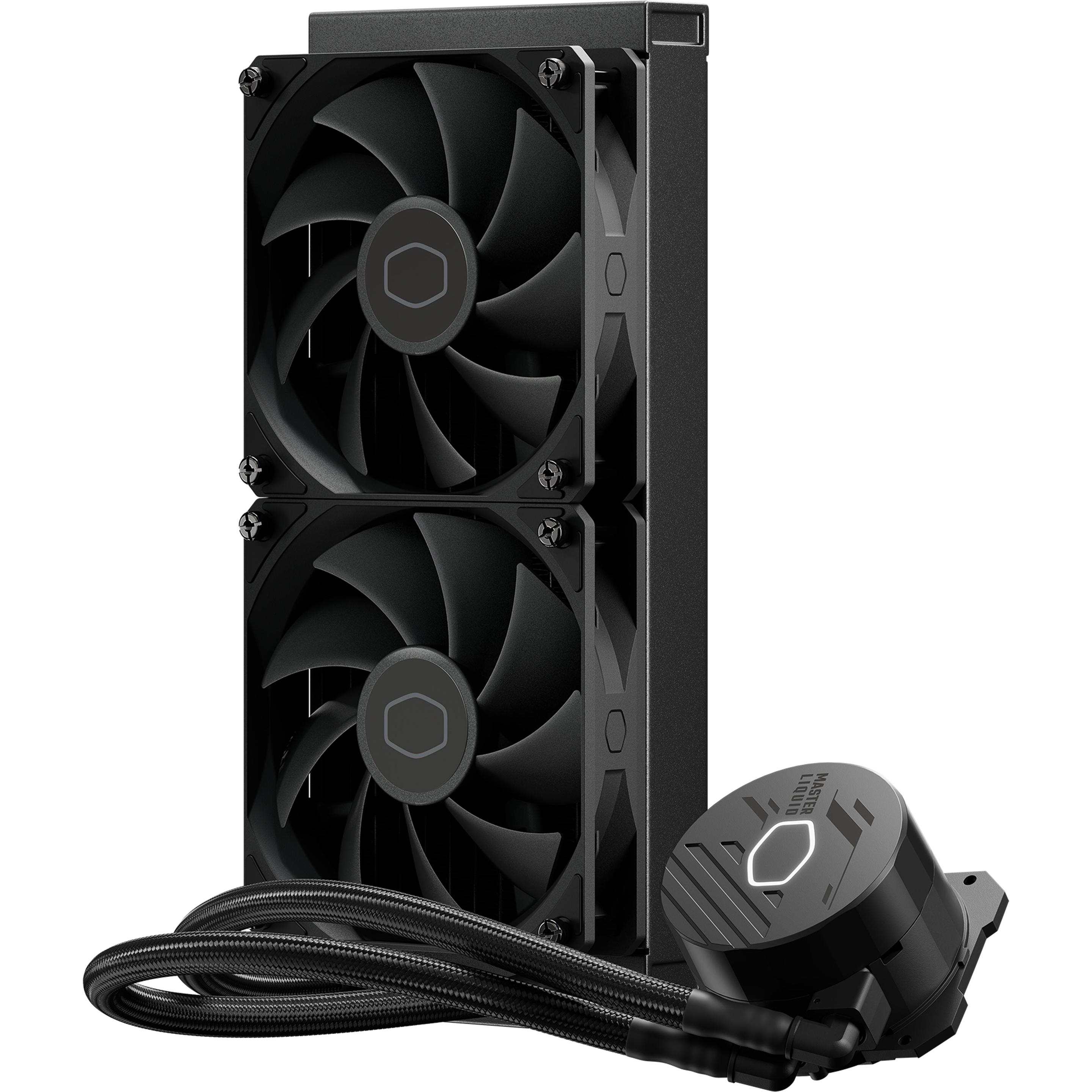 Thumbnail - Cooler Master MasterLiquid 240L Core, CPU Wasserkühler, Schwarz