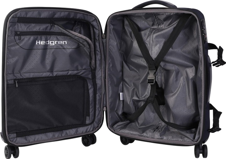 Actual product image Hedgren Comby 4-wheel cabin trolley 55 cm with stretch fold (54.30 l, Hand luggage (up to 50 litres))