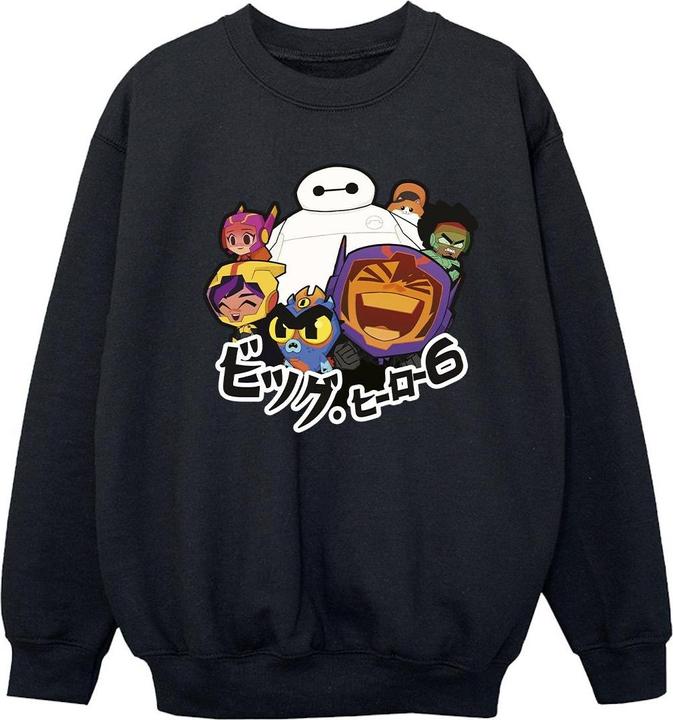 Produktbild Disney Big Hero 6 Baymax Group Manga Sweatshirt Mädchen (152, 158)