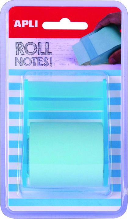 Apli Self-adhesive pad, on roll, 50 mm x 8 m, blister, pastel blue