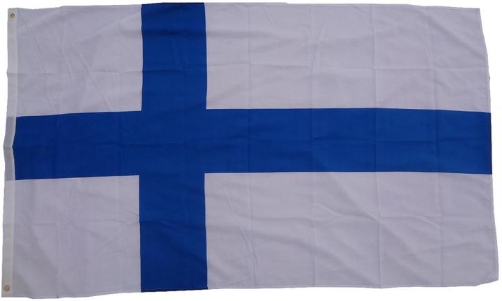 Produktbild trends4cents XXL Flagge Finnland 250 x 150 cm Fahne mit 3 Ösen 100g/m² Stoffgewicht Hissflagge