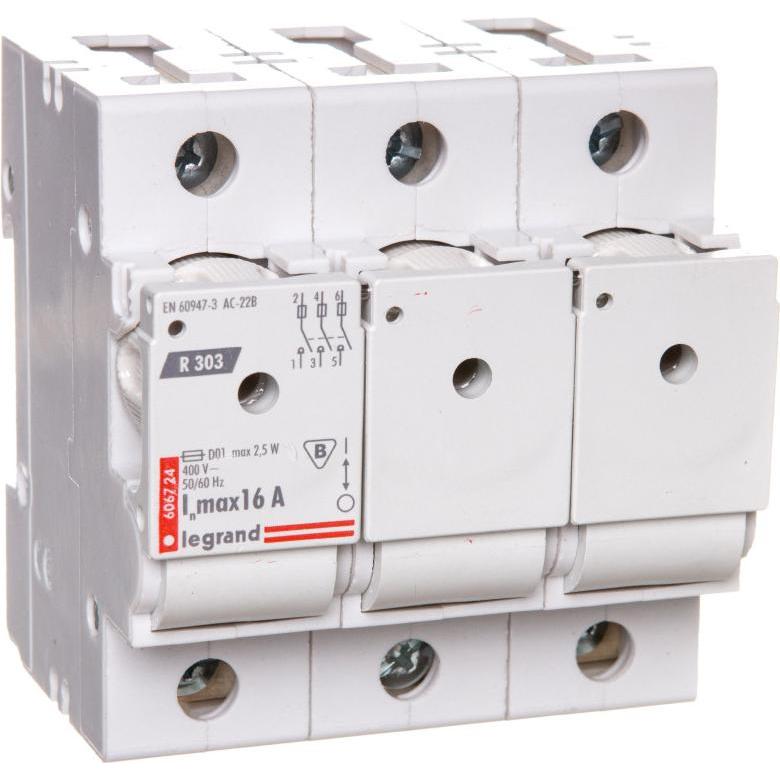 Legrand, Schutzschalter, SICHERUNGSSCHALTER LE-606724 DREIPHASIG 16 A D01