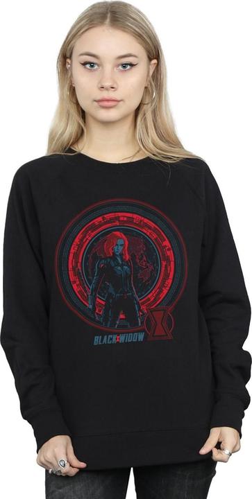 Image du produit - Sweat BLACK WIDOW MOVIE COMPUTER GLOBE - Femme (L)