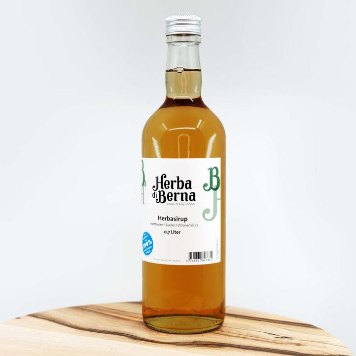 Actual product image Herba di Berna Herba syrup in the bottle 2dl (1 x 2 cl)