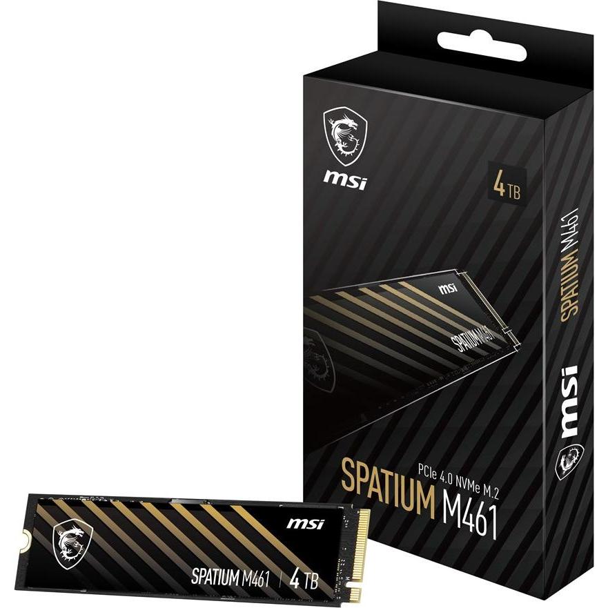 Thumbnail - MSI Spatium M461 (4000 GB, M.2 2280), SSD