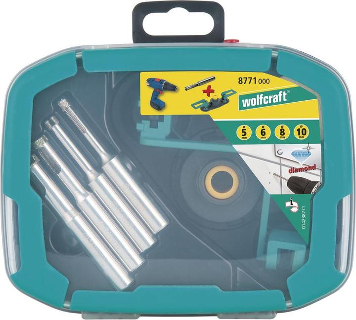 Produktbild wolfcraft wolfcraft 1 Diamant.-Bohrkronen-Set 5-tlg. ø5-10mm (10 mm)