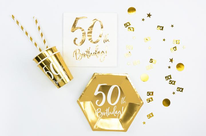 Produktbild Partydeco Metallisches Konfetti 50 Jahre