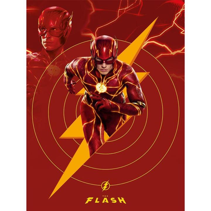 Immagine prodotto The Flash Stampa su tela dell'energia (80 x 60 cm)