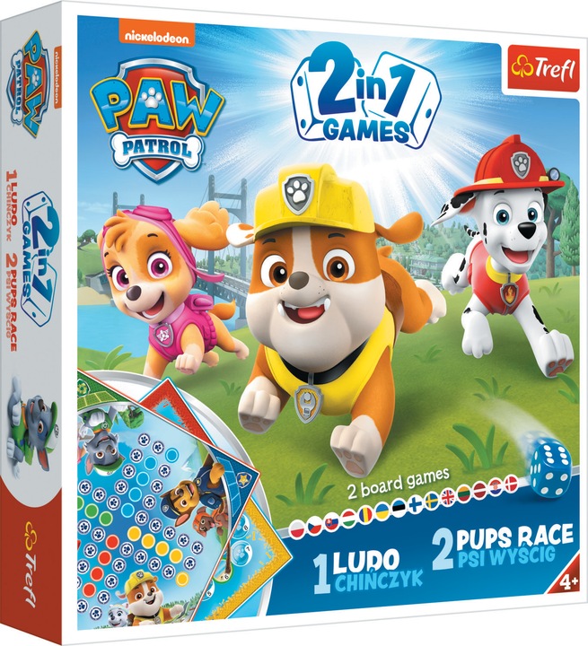 Produktbild Trefl Board game 2 in 1 Paw patrol BALT FIN (Litauisch, Polnisch)