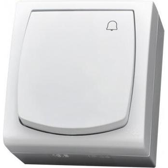 Ospel ŁNH-6N/00, Taster + Schalter, Weiss