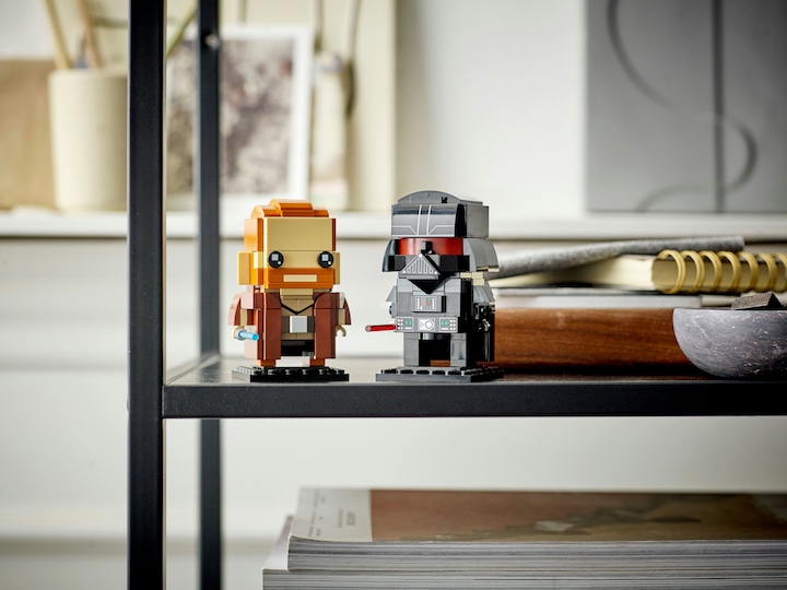 Immagine prodotto LEGO BrickHeadz - Obi-Wan Kenobi e Darth Vader (40547, LEGO Brickheadz)