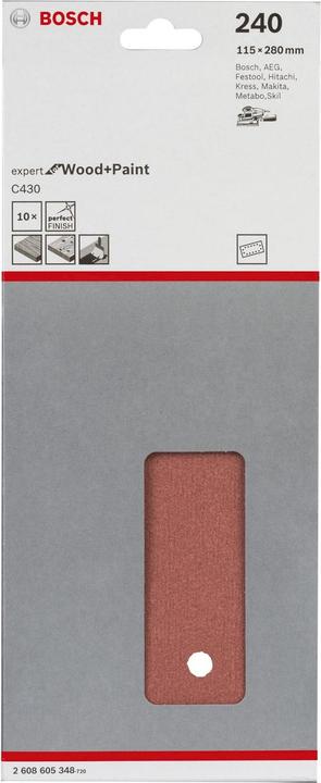 Actual product image Bosch Professional Zubehör Schleifblatt (240)