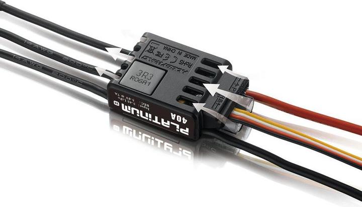 Produktbild Hobbywing Platinum Pro 40A V4 3-4s BEC 7A