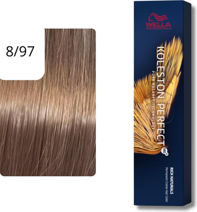 Actual product image Wella Koleston Rich Naturals (8/97 light blond cendré-brown)