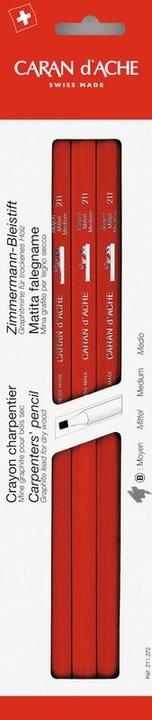 Produktbild Caran d'Ache Zimmermann-Bleistift im Blister (B, 3 x)