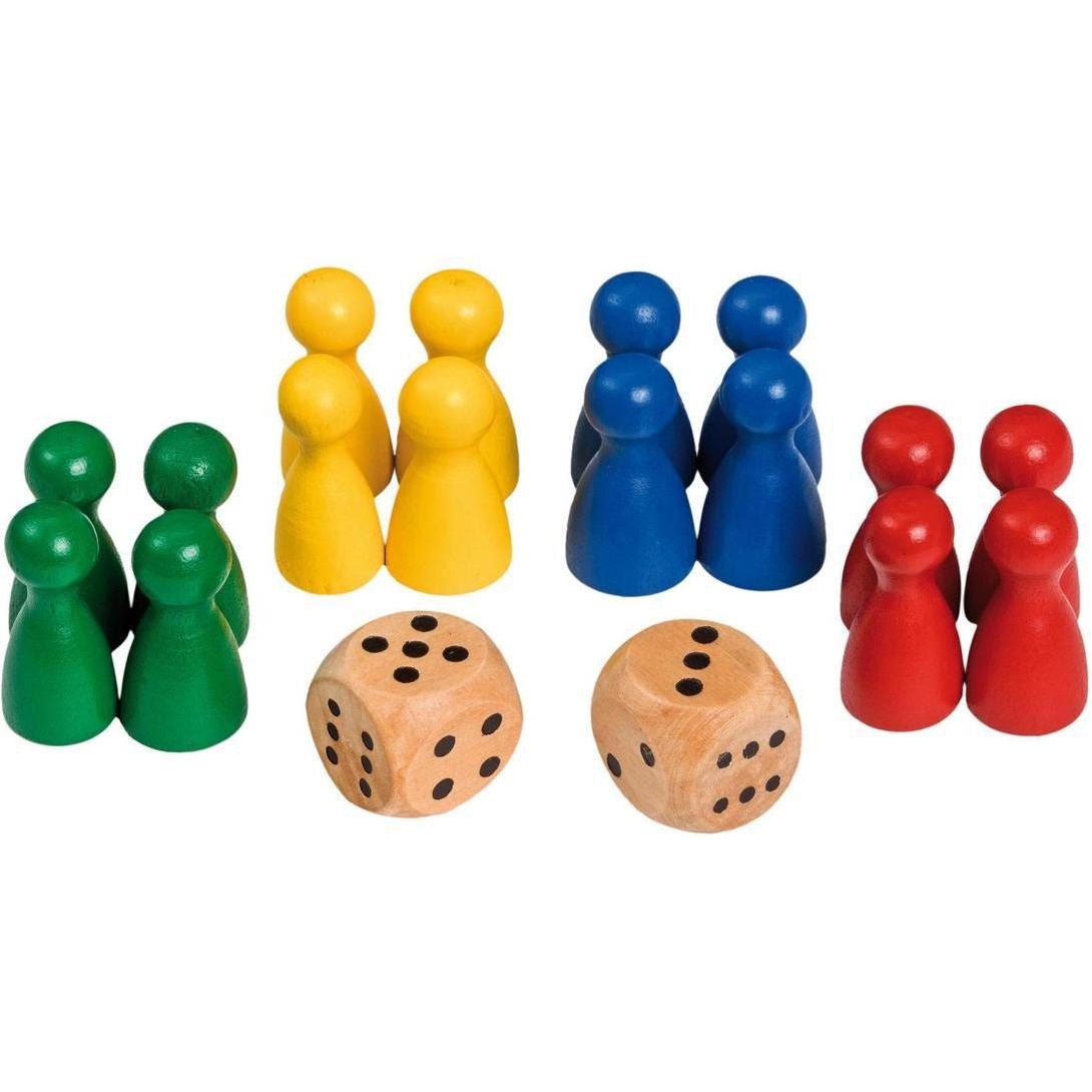 Philos Spielkegel mit Würfeln