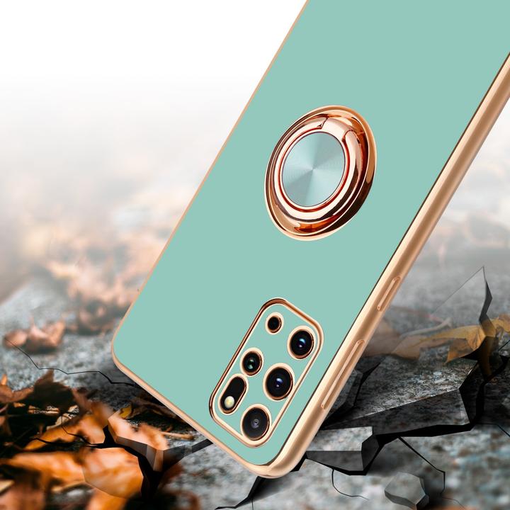 Actual product image Cadorabo Case for Samsung Galaxy S20 PLUS in TPU with camera protection and ring LM089 Style (Samsung Galaxy S20+)