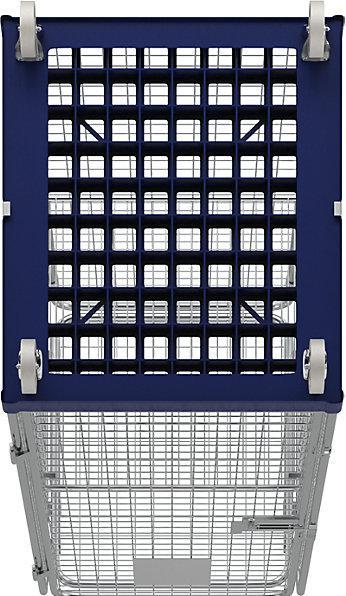 Produktbild kaiserkraft Antidiebstahlbehälter mit Kunststoff-Rollplatte (500 kg)