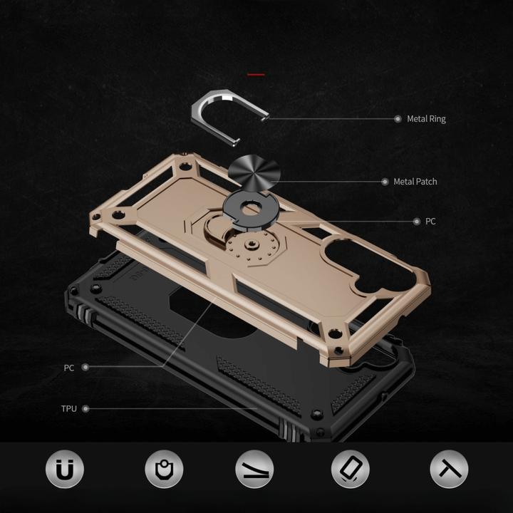 Actual product image Cover-Discount Galaxy A16 - Robust back cover with kickstand (Samsung Galaxy A16 5G)