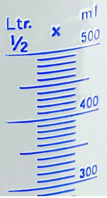 Image du produit Set de gobelets gradués 0,5 / 1 / 2 l 3 pièces PP (2000 ml)