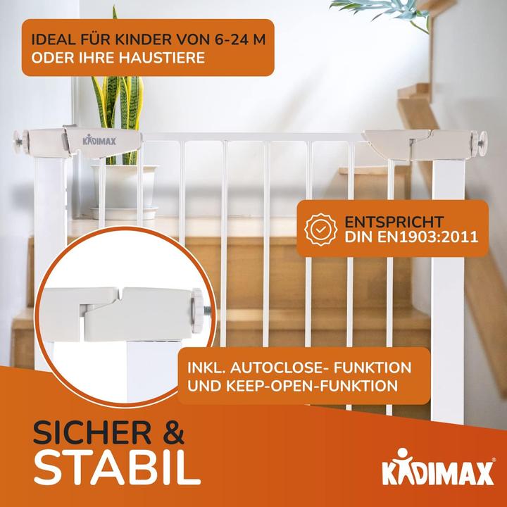 Produktbild Kidimax Treppenschutzgitter 75-84 cm (75 - 84 cm)