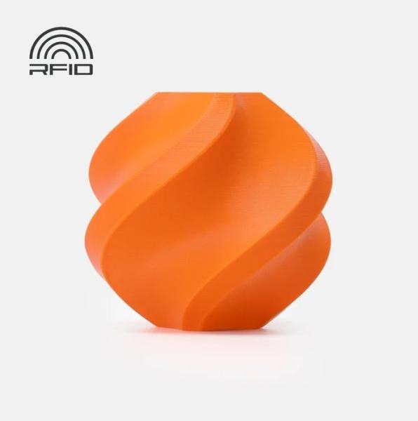 Actual product image Bambu Lab - PETG HF - Orange - 1.75mm (PETG, 1.75 mm, Orange)