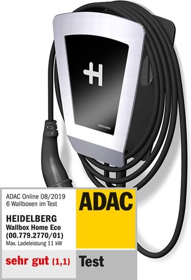 Actual product image Heidelberg Home Eco De Version 7.5m (Type 2, 11 kW, 16 A, Hard wired)