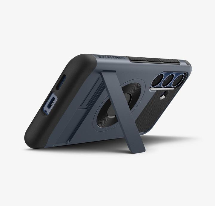 Actual product image Spigen Galaxy S25 Case Slim Armor (MagFit) Metal Slate (Samsung Galaxy S25)
