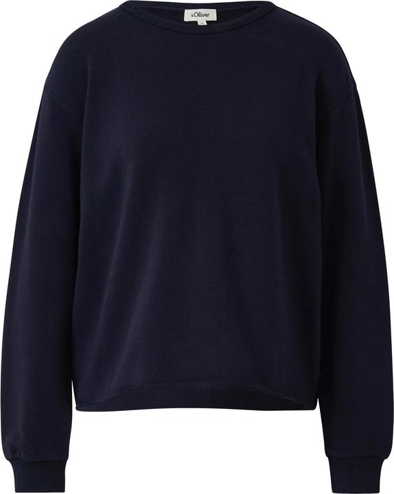 Produktbild s.Oliver Sweatshirt Sweatshirt im Relaxed Fit mit Rollsaum (48)