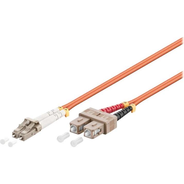 MicroConnect LC/UPC-SC/UPC 25m OM2 (25 m), Netzwerkkabel