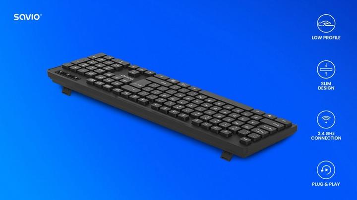 Actual product image Savio KB-02 (US, Wireless)