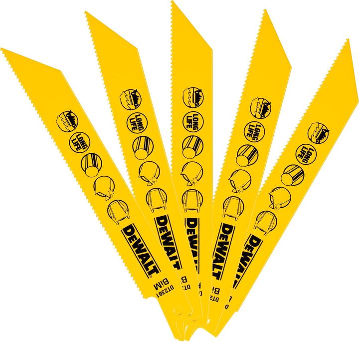 Actual product image DeWalt Sabre saw blade