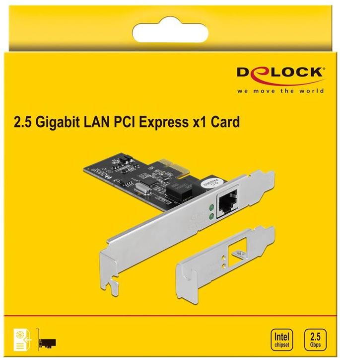 Produktbild Delock 89598 Schnittstellenkarte/Adapter Eingebaut RJ-45 (RJ45, Ethernet)