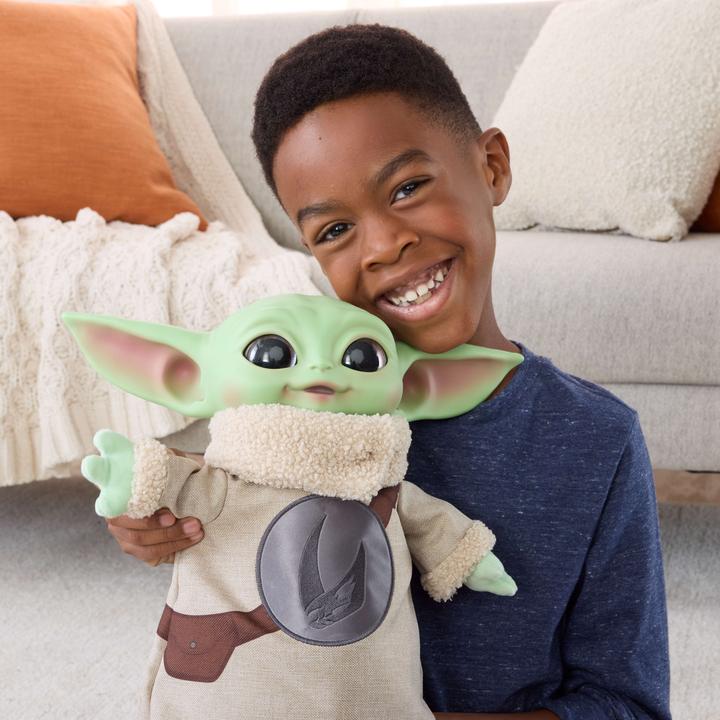 Produktbild Mattel Star Wars The Mandalorian & Grogu Movie Grogu Rondel Design Vinyl Head Soft Plush Body (27.50 cm)