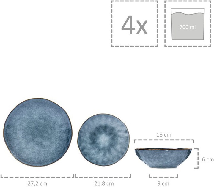 Actual product image Sänger Geschirr Darwin (12 Piece)