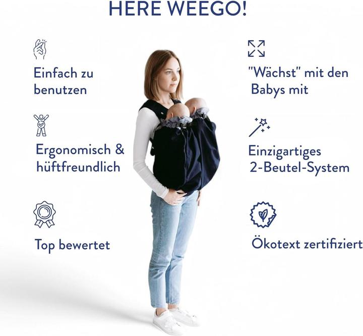 Image du produit Weego Civière jumelle