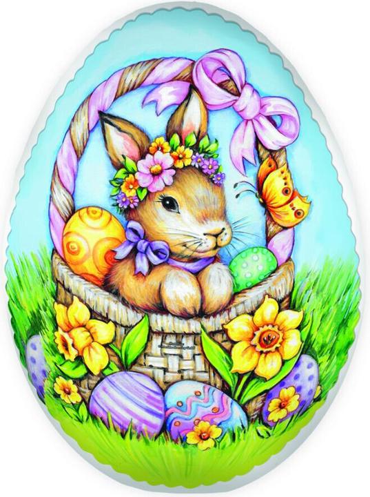 Osterei zum Befüllen 18 cm Osterkörbchen Füllei Pappei (18 cm)