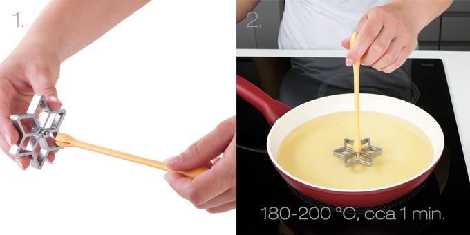 Produktbild Tescoma Rosettenwaffel-Eisen DELÍCIA, 4 St.