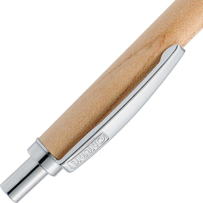 Produktbild Online MINI WOOD PEN Druckkugelschreiber (Schwarz, 3 x)