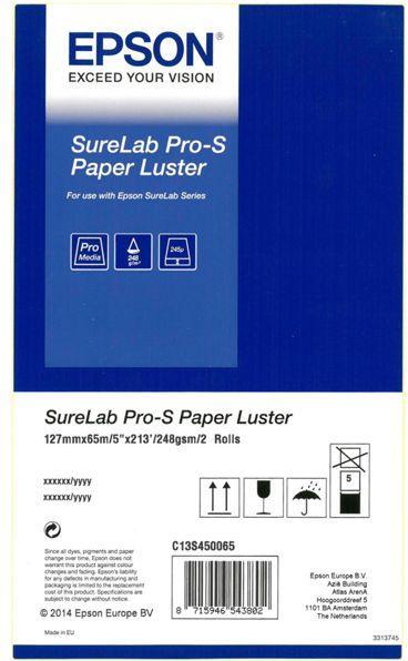 Epson 1x2 SureLab Pro-S Paper BP Luster 127 mm x 65 m 254 g