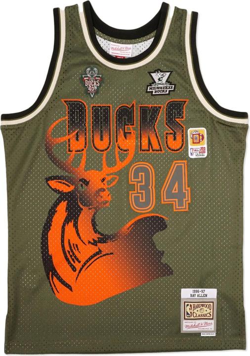 Image du produit Mitchell & Ness NBA Milwaukee Bucks Ray Allen Flight Swingman Maillot Hommes (XL)