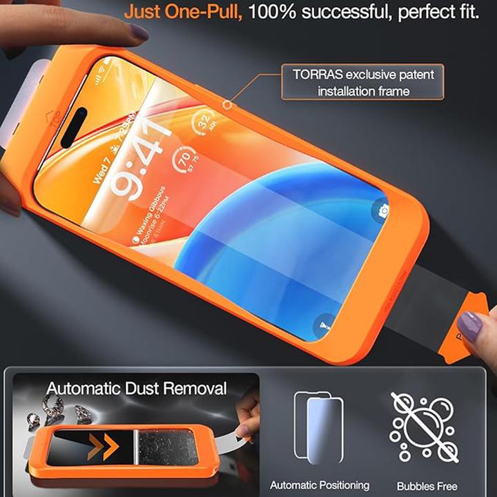 Immagine prodotto Torras Installare Master (1 pz., Apple iPhone 14 Pro Max, Apple iPhone 15 Plus)