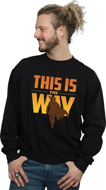 Actual product image Star Wars Mens The Mandalorian This Is The Way Sweatshirt (XXL)