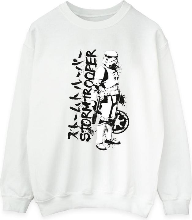 Actual product image Star Wars Mens Japanese Stormtrooper Sweatshirt (XL)