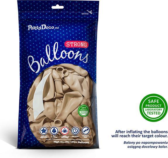 Actual product image Partydeco Balloons Beige Pastel 30cm (50pcs) (50x)